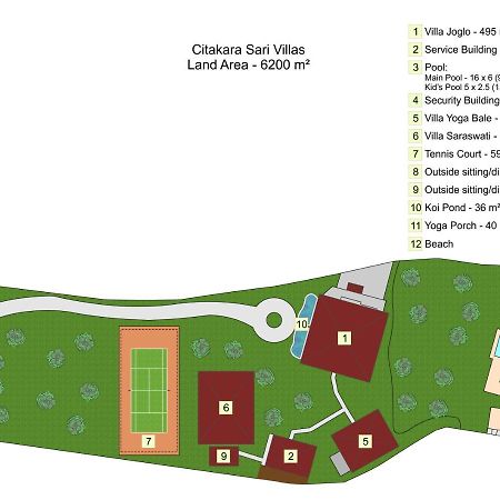 Oceanfront Citakara Sari Villas Candidasa Екстериор снимка