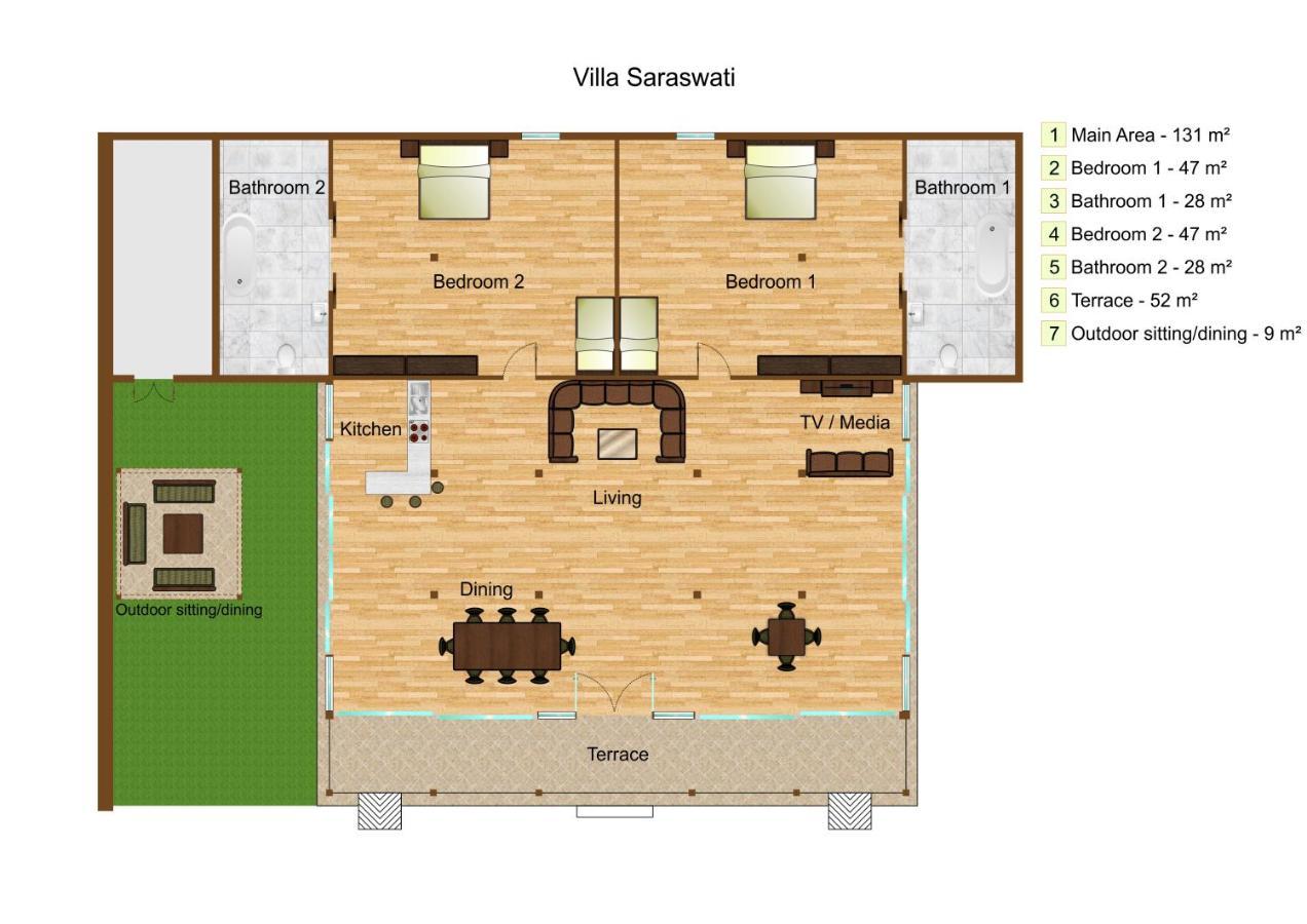 Oceanfront Citakara Sari Villas Candidasa Екстериор снимка